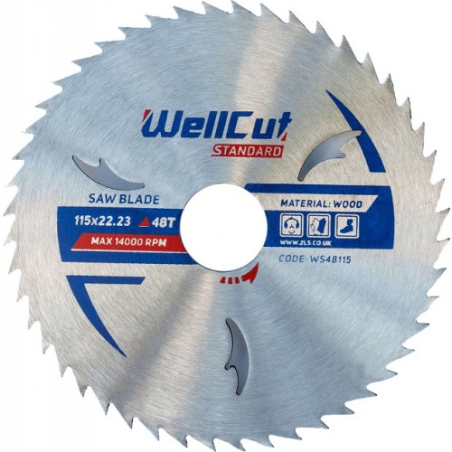 Пильный диск WellCut Standart 115х22.23 48Т
